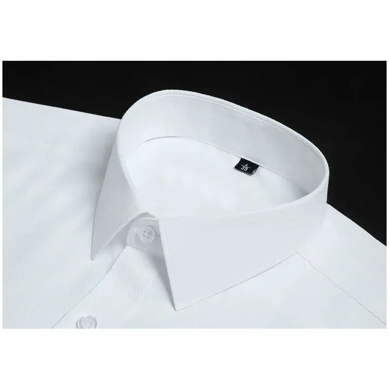 Long Sleeve Shirt Men's Office Formal Business Dress Shirts Slim Fit Casual Solid Color Blue White Non-Iron Single Patch Pocket
Long Sleeve Shirt Men's Office Formal Business Dress Shirts Slim Fit Casual Solid Color Blue White Non-Iron Single Patch Pocket