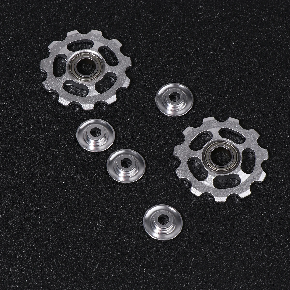 2 Pcs Rear Guide Wheel Bike Pulley for Easy Operation Derailleur Flywheel with Strong Durability 11t Mountain Replacement
2 Pcs Rear Guide Wheel Bike Pulley for Easy Operation Derailleur Flywheel with Strong Durability 11t Mountain Replacement