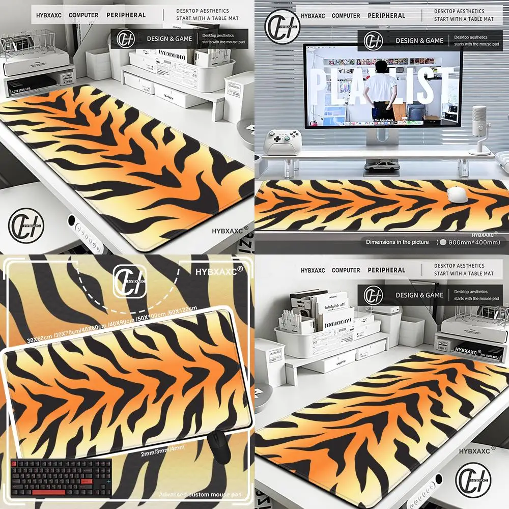 Tiger skin pattern Mouse Pad Cute HD Desk Pad Extended Gaming Keyboard Mats Large 90x40cm XXL Gamer Mousepad
Tiger skin pattern Mouse Pad Cute HD Desk Pad Extended Gaming Keyboard Mats Large 90x40cm XXL Gamer Mousepad