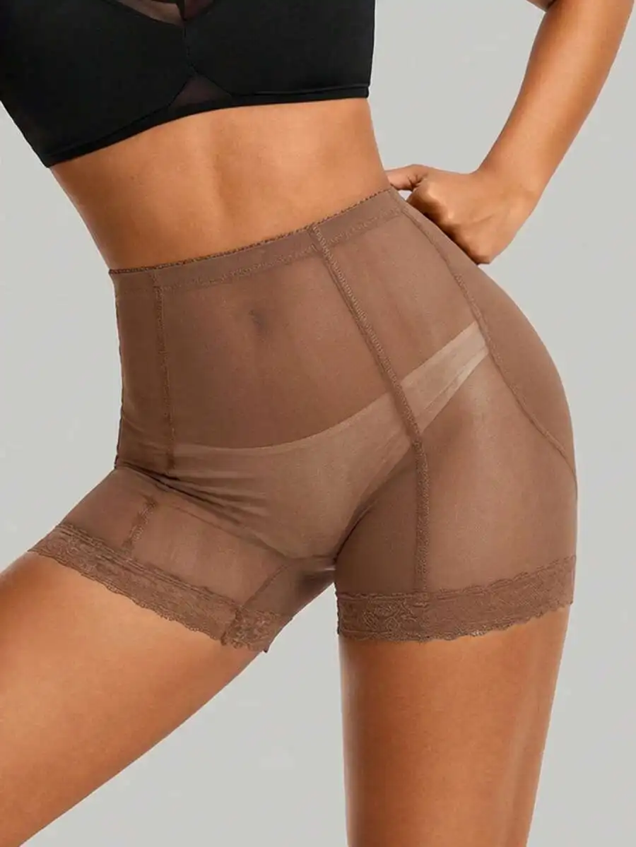 Lace Trim High Waist Shapewear Shorts For Women
Lace Trim High Waist Shapewear Shorts For Women