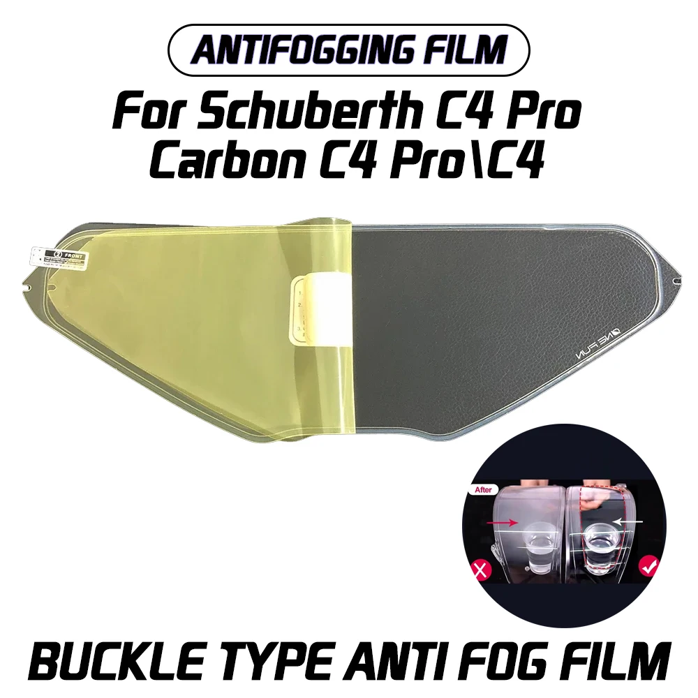 For Schubert C4 Pro Carbon C4 Pro \ C4 Basic Motorcycle Helmet Helmet Lens Anti fog Film Accessories
For Schubert C4 Pro Carbon C4 Pro \ C4 Basic Motorcycle Helmet Helmet Lens Anti fog Film Accessories