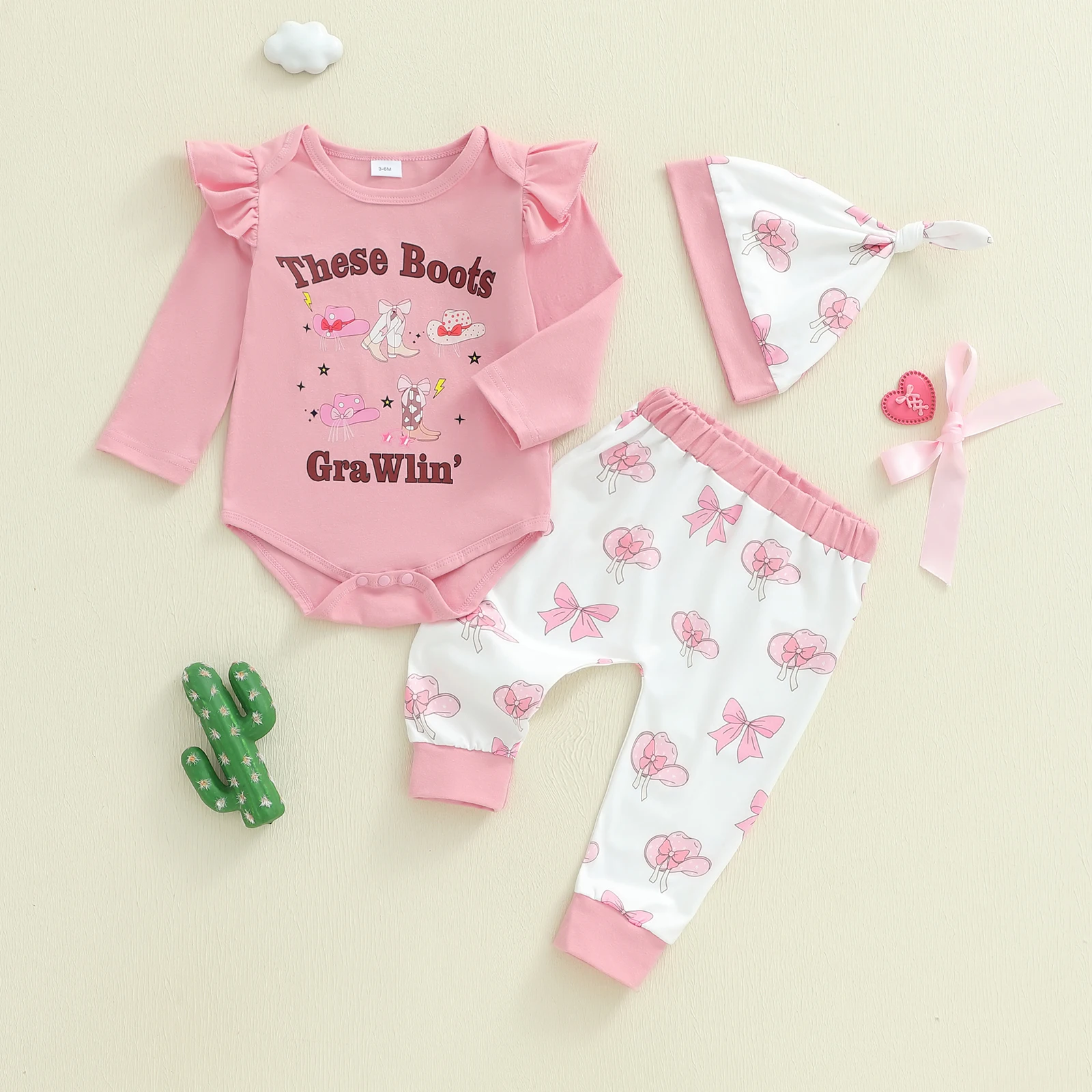 Осенний наряд для маленьких девочек, сапоги с длинными рукавами для малышей, комбинезон с буквенным принтом, штаны с бантом и комплект одежды из шапки
Осенний наряд для маленьких девочек, сапоги с длинными рукавами для малышей, комбинезон с буквенным принтом, штаны с бантом и комплект одежды из шапки