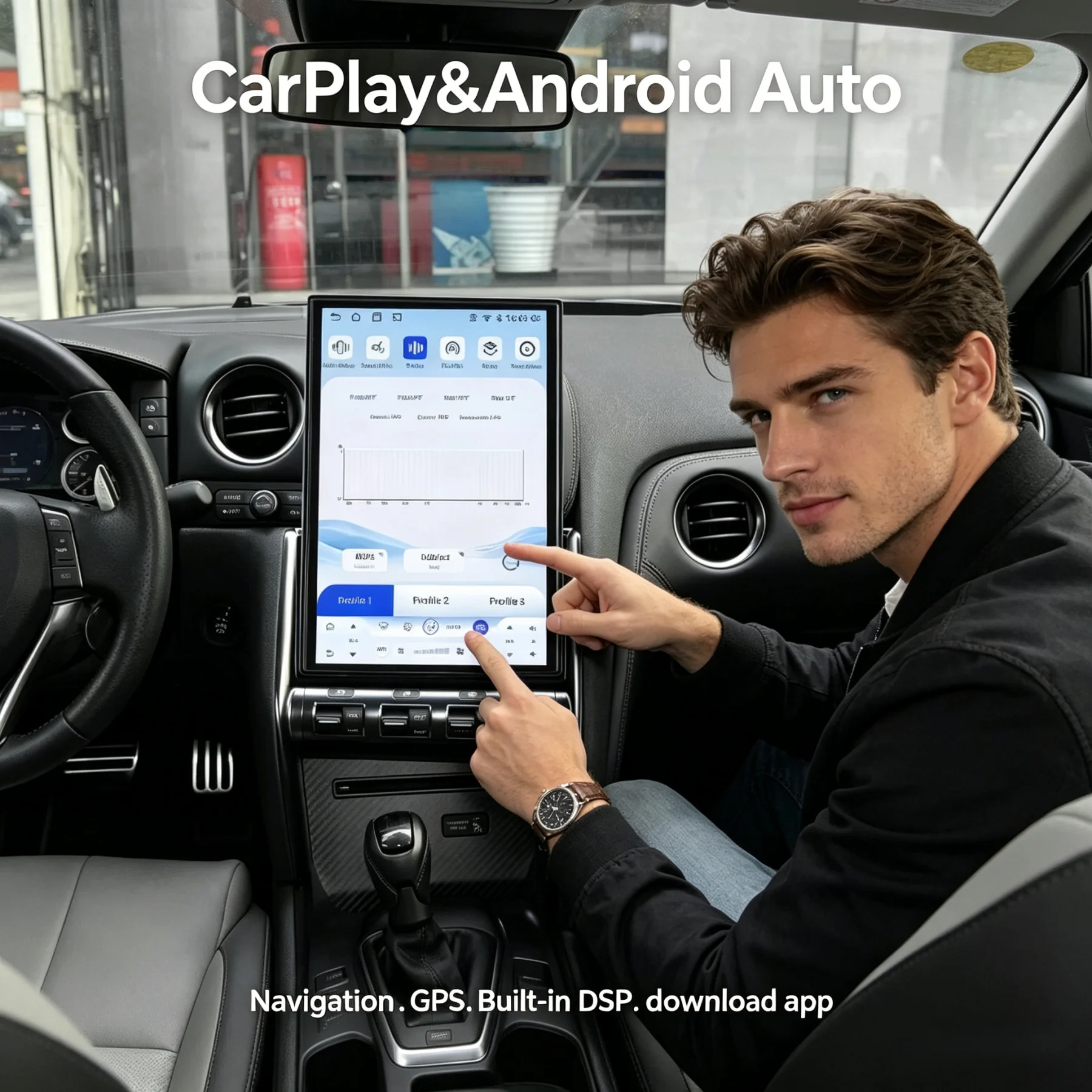 LHD RHD For Nissan GT-R GTR 2009-2017 14.5" Android Auto Carplay Car Smart GPS Navi Car Radio Stereo Player DSP Tape Recorder
LHD RHD For Nissan GT-R GTR 2009-2017 14.5" Android Auto Carplay Car Smart GPS Navi Car Radio Stereo Player DSP Tape Recorder