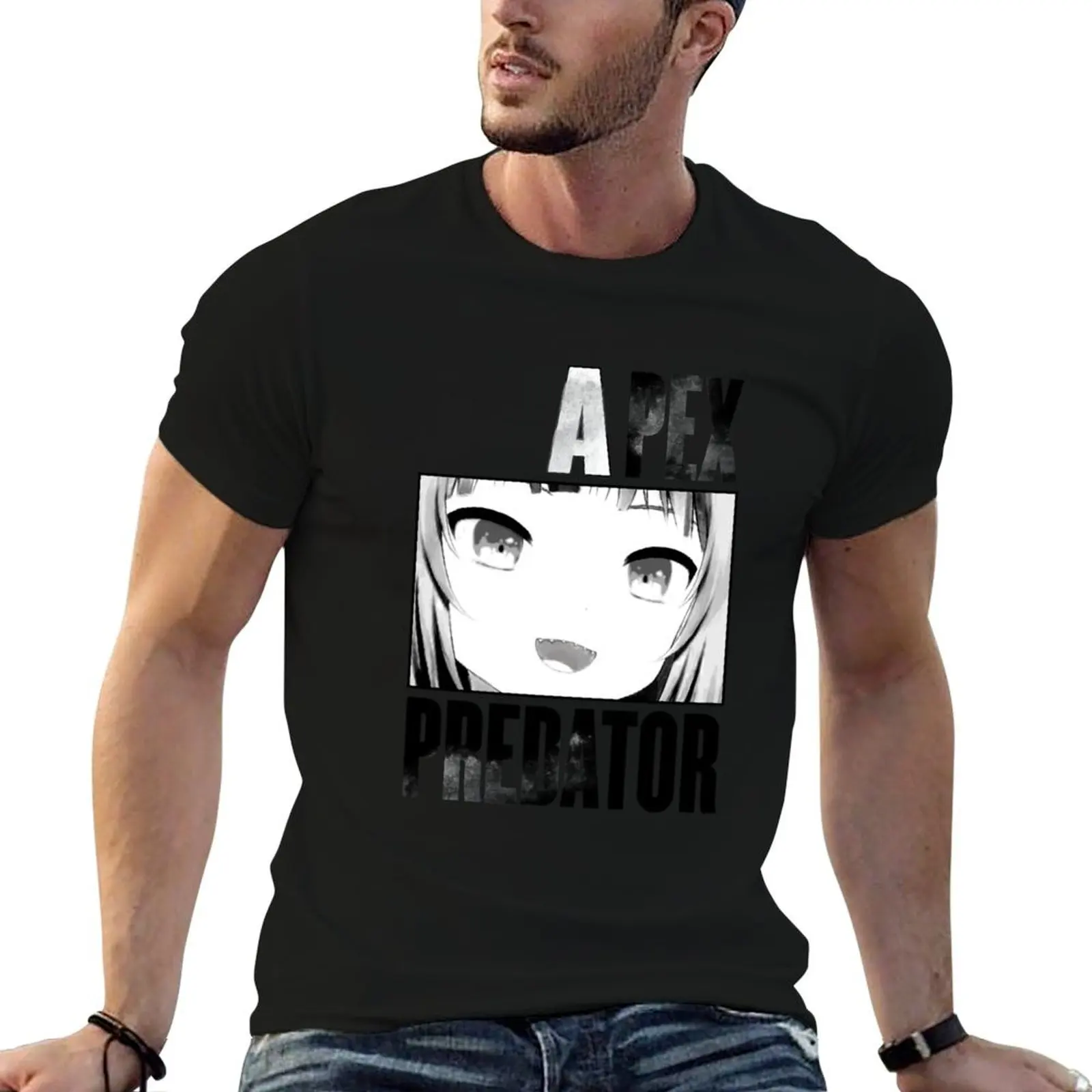 Gawr Gura Apex Predator T-Shirt black cotton t-shirt plain for man package t shirt men 100% cotton luxury brand T-Shirt
Gawr Gura Apex Predator T-Shirt black cotton t-shirt plain for man package t shirt men 100% cotton luxury brand T-Shirt