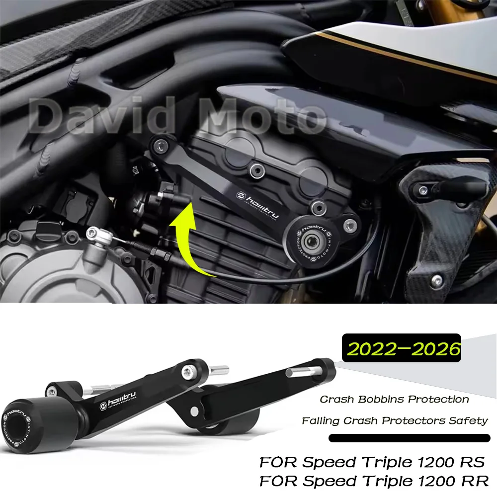Motorbike For Speed Triple 1200 RR / RS 2022-2026 Motorcycle Crash Bobbins Protection Falling Crash Protectors Safety
Motorbike For Speed Triple 1200 RR / RS 2022-2026 Motorcycle Crash Bobbins Protection Falling Crash Protectors Safety