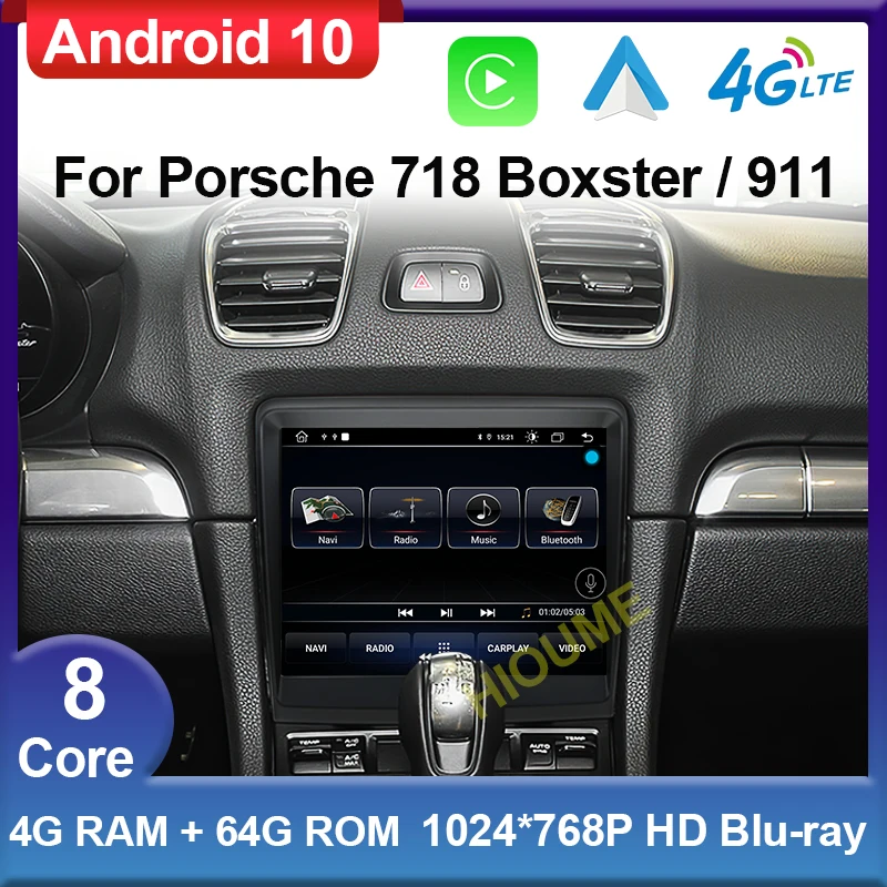 Android 10.0 8Core 4+64GB Car Radio GPS Multimedia Player for Porsche 718 Boxster 911 2012-2021with IPS HD Screen DSP 4G Carplay
Android 10.0 8Core 4+64GB Car Radio GPS Multimedia Player for Porsche 718 Boxster 911 2012-2021with IPS HD Screen DSP 4G Carplay