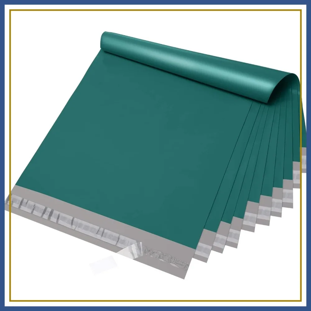 Poly Mailers 12x15.5 Inch 50 Pcs, Waterproof Shipping Bags for Clothing, Strong Adhesive Self Seal Envelopes, Forest Green
Poly Mailers 12x15.5 Inch 50 Pcs, Waterproof Shipping Bags for Clothing, Strong Adhesive Self Seal Envelopes, Forest Green