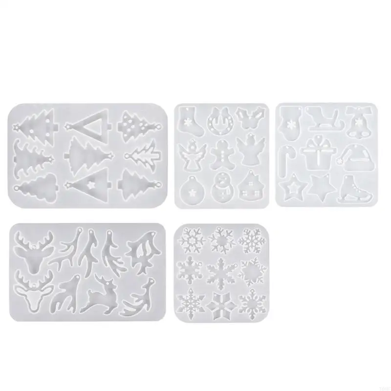 Y08C Christmas Series Earrings Silicone Molds Crystal Epoxy Resin Christmas Ornament Molds for Festive Jewelry Crafting
Y08C Christmas Series Earrings Silicone Molds Crystal Epoxy Resin Christmas Ornament Molds for Festive Jewelry Crafting