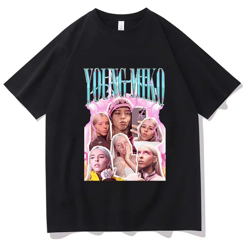 Young miko T-shirt Unisex Fashion Casual Short Sleeve Summer Spring Tee-shirt Cotton Soft High Quality Clothing Tee Streetwear
Young miko T-shirt Unisex Fashion Casual Short Sleeve Summer Spring Tee-shirt Cotton Soft High Quality Clothing Tee Streetwear