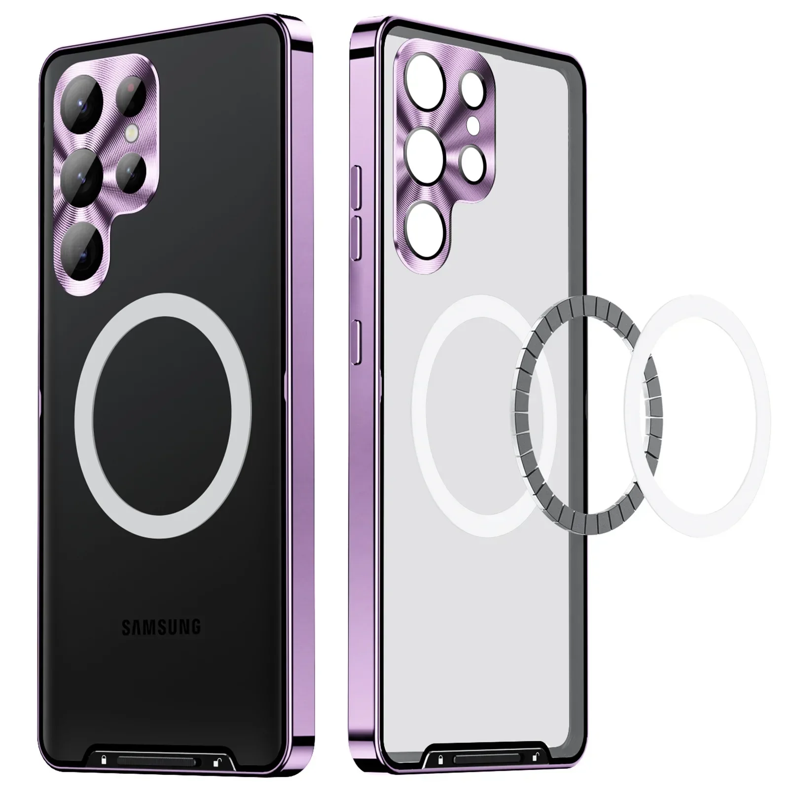 Чехол для телефона Samsung Galaxy S24 S23 S22 S21 Ultra Plus, металлическая рамка, акриловая задняя панель, Беспроводная зарядка, матовый чехол S23 S20 FE
Чехол для телефона Samsung Galaxy S24 S23 S22 S21 Ultra Plus, металлическая рамка, акриловая задняя панель, Беспроводная зарядка, матовый чехол S23 S20 FE
