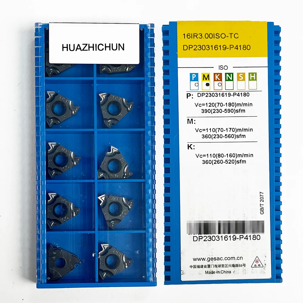 HUAZHICHUN 16IR3.00lSO-TC GM3225 режущее лезвие инструмент для вставки наружной резьбы
HUAZHICHUN 16IR3.00lSO-TC GM3225 режущее лезвие инструмент для вставки наружной резьбы