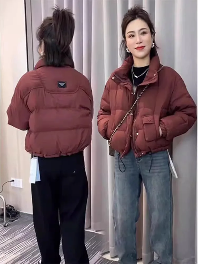 Женская утепленная хлопковая куртка свободного кроя в корейском стиле, повседневная зимняя куртка на молнии для города
Женская утепленная хлопковая куртка свободного кроя в корейском стиле, повседневная зимняя куртка на молнии для города