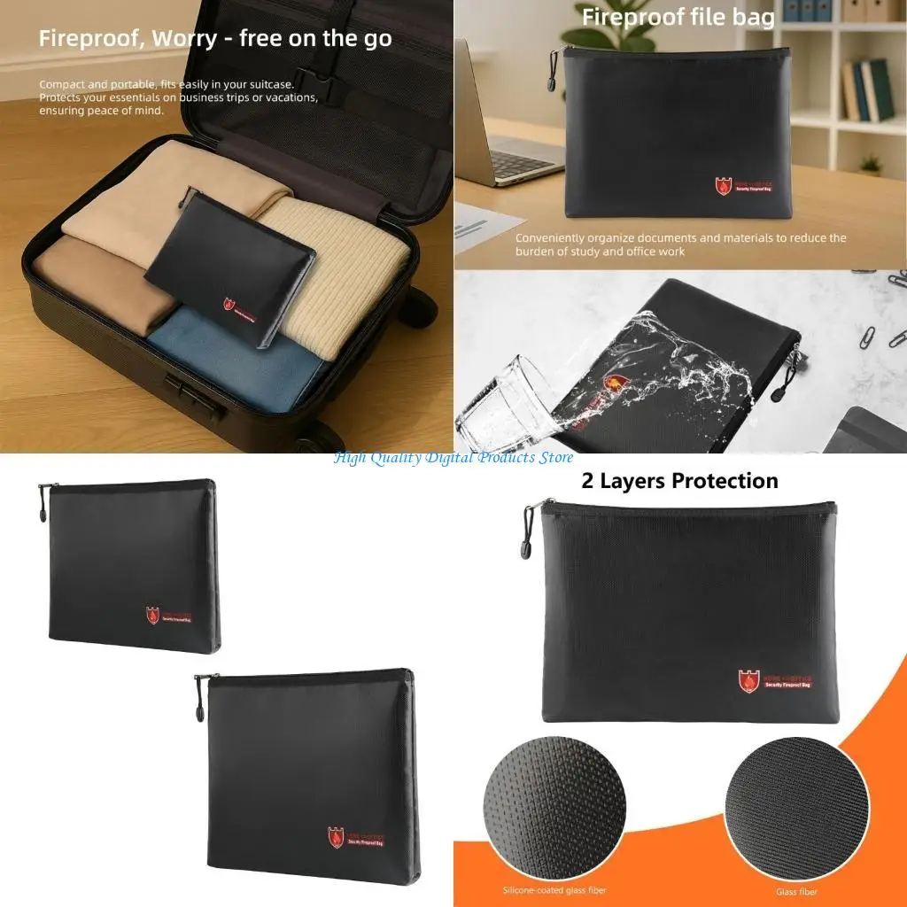 U2JE Fireproof Waterproof Document Organizers For Contracts Valuables Home Office Travel
U2JE Fireproof Waterproof Document Organizers For Contracts Valuables Home Office Travel