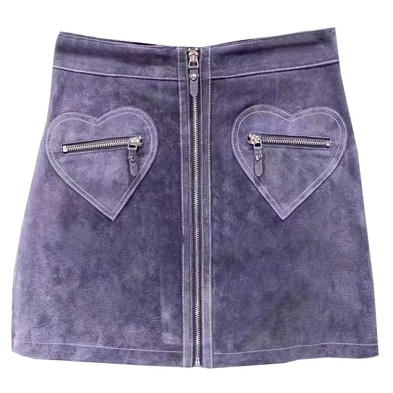 Purple high waist velvet skirt half body skirt women's autumn short slim hip hugging A-line short skirt 2025 new style
Purple high waist velvet skirt half body skirt women's autumn short slim hip hugging A-line short skirt 2025 new style