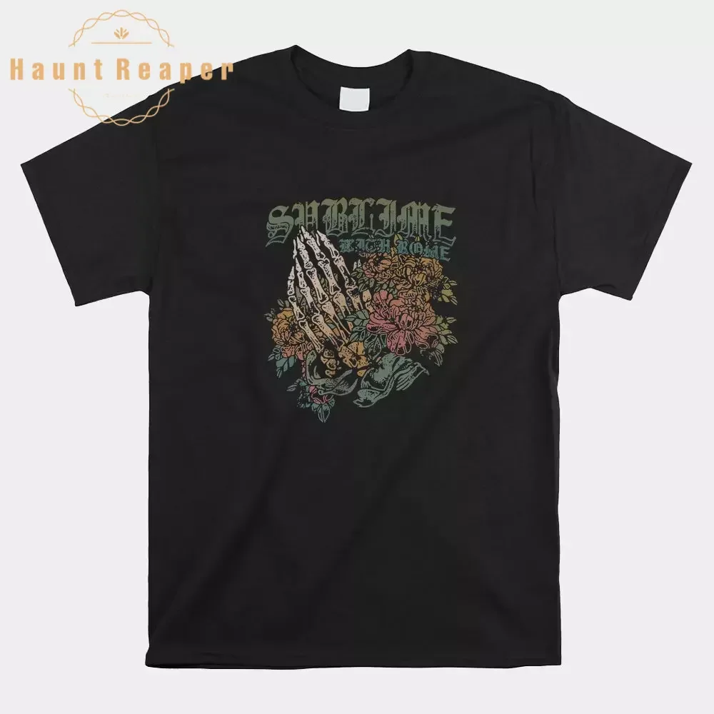 Sublime With Rome Praying Hands Shirt Pattern Print Casual Comfortable Round Neck Short Sleeve T-shirt Top
Sublime With Rome Praying Hands Shirt Pattern Print Casual Comfortable Round Neck Short Sleeve T-shirt Top
