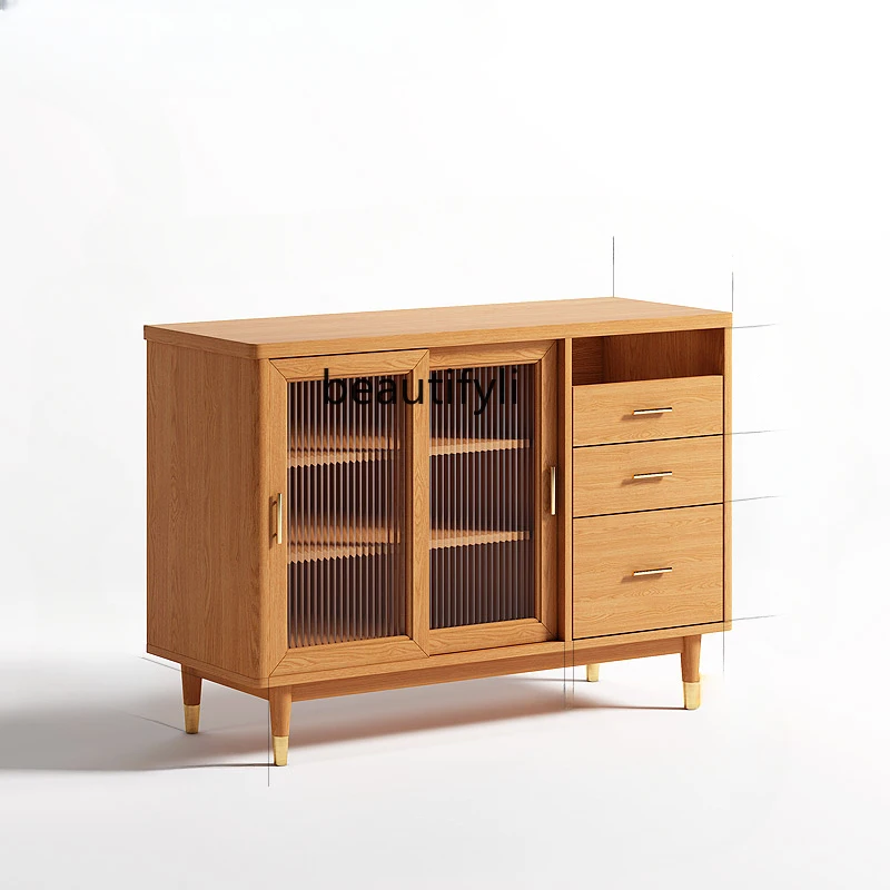 Sideboard Cabinet Low Cabinet Integrated Wall Living Room Log Style Side Cabinet Floor Storage Locker
Sideboard Cabinet Low Cabinet Integrated Wall Living Room Log Style Side Cabinet Floor Storage Locker
