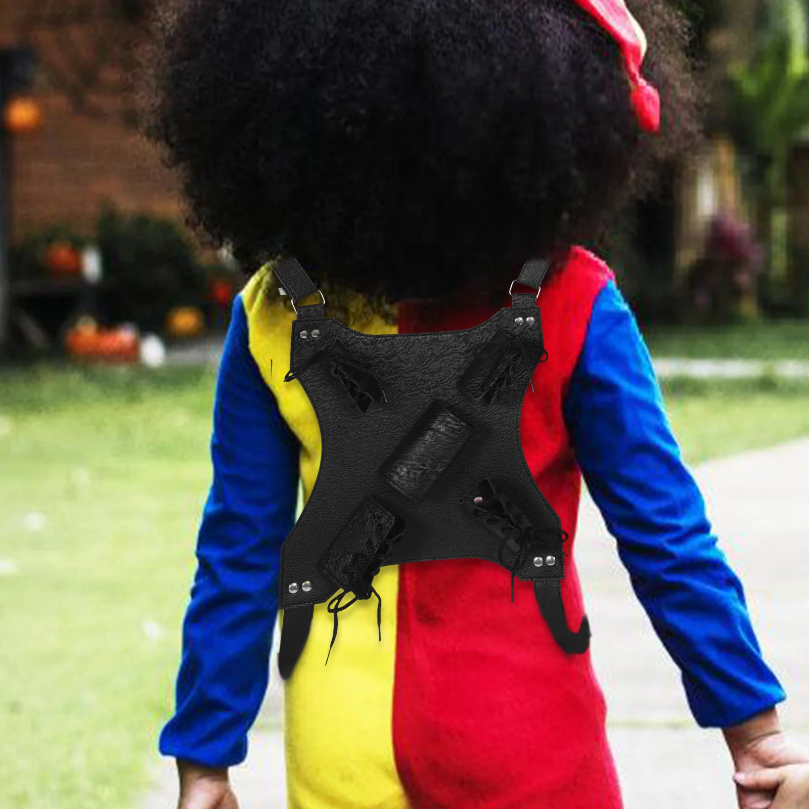 Double Shoulder Belt Adjustable PU Strap Twin Holder Back Harness Cosplay Costume Medieval Carry Case
Double Shoulder Belt Adjustable PU Strap Twin Holder Back Harness Cosplay Costume Medieval Carry Case