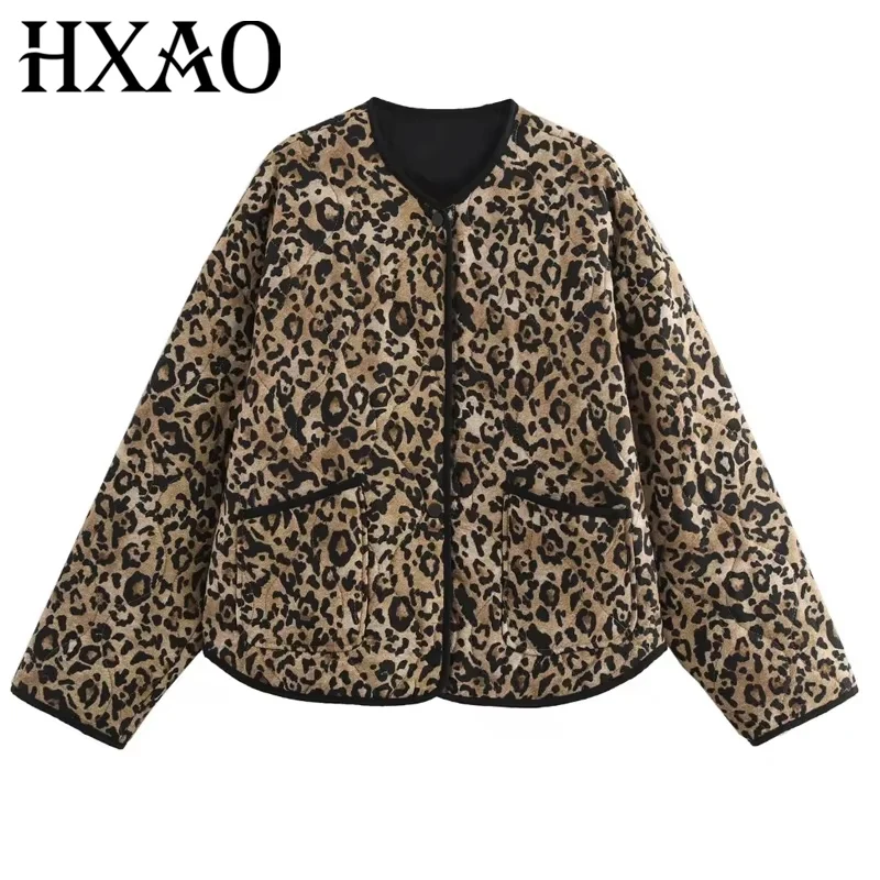 HXAO парки леопардовые зимние пальто женские винтажные стеганые куртки с животным принтом женские осенние стеганые куртки с длинными рукавами короткие пальто
HXAO парки леопардовые зимние пальто женские винтажные стеганые куртки с животным принтом женские осенние стеганые куртки с длинными рукавами короткие пальто