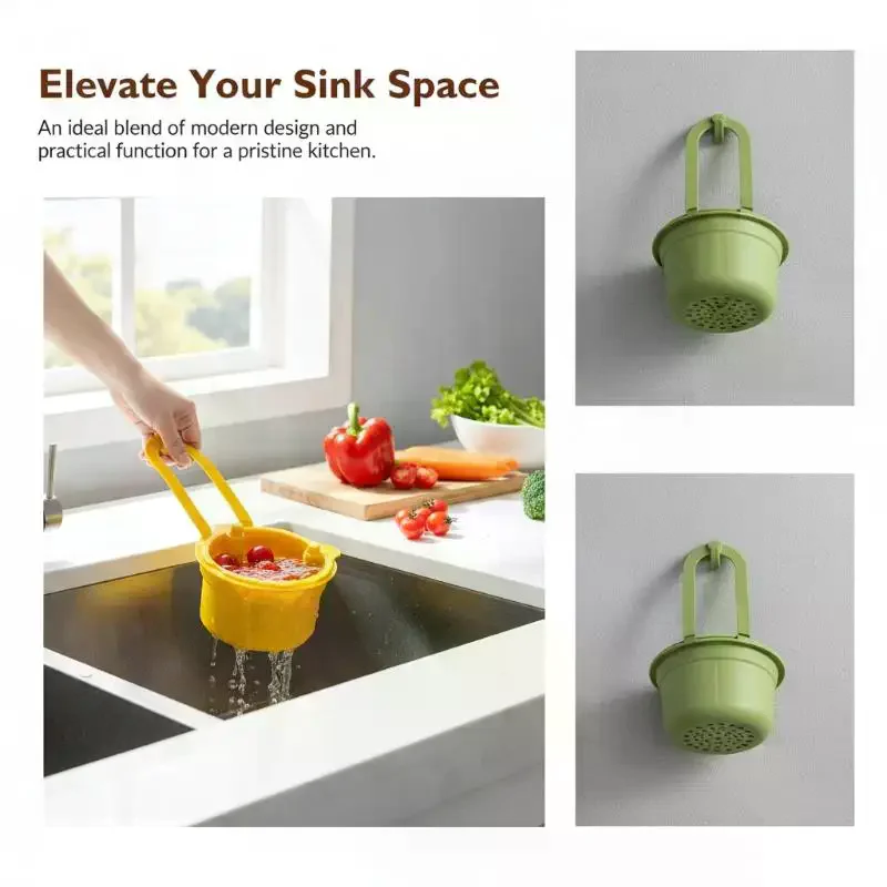 Detachable Kitchen Sink Strainer Basket with Rack for Enhanced Drain Cleaning Effortlessly
Detachable Kitchen Sink Strainer Basket with Rack for Enhanced Drain Cleaning Effortlessly