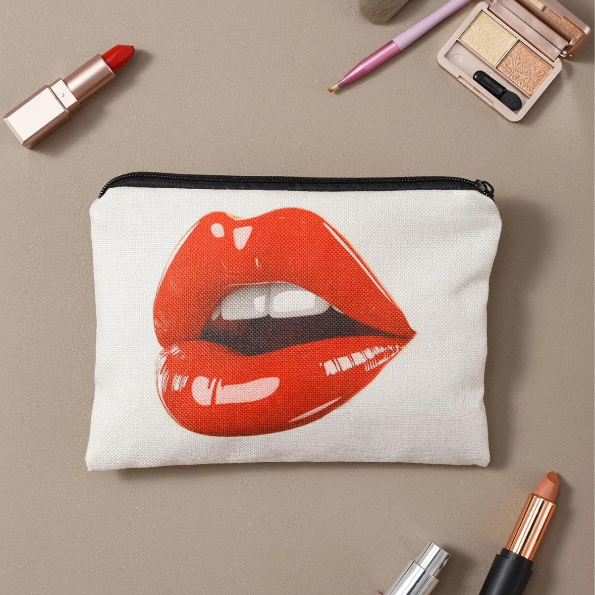 Double-sided Printed Cosmetic Bag Zipper Clutch Bag Student Stationery Pencil Case Travel Storage Bag
Double-sided Printed Cosmetic Bag Zipper Clutch Bag Student Stationery Pencil Case Travel Storage Bag