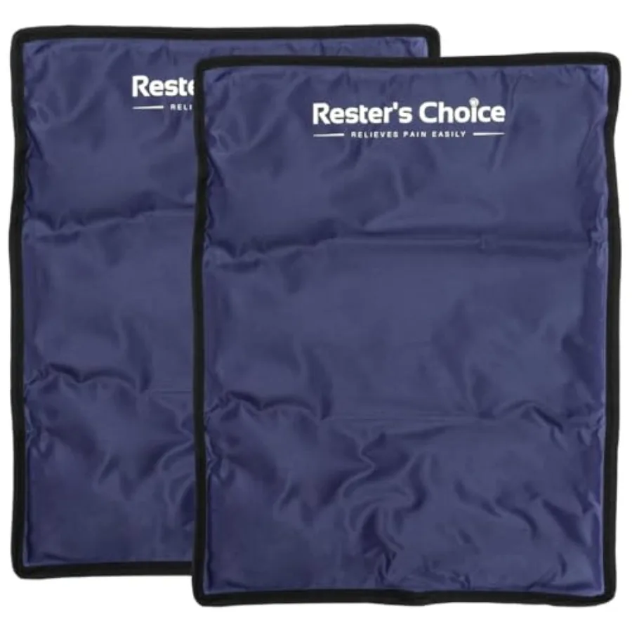 2 Pack Large Ice Packs for Injuries 11" x 14.5" Hot and Cold Pack Reusable Gel Pack, Durable Construction, and Flexible When Fr
2 Pack Large Ice Packs for Injuries 11" x 14.5" Hot and Cold Pack Reusable Gel Pack, Durable Construction, and Flexible When Fr