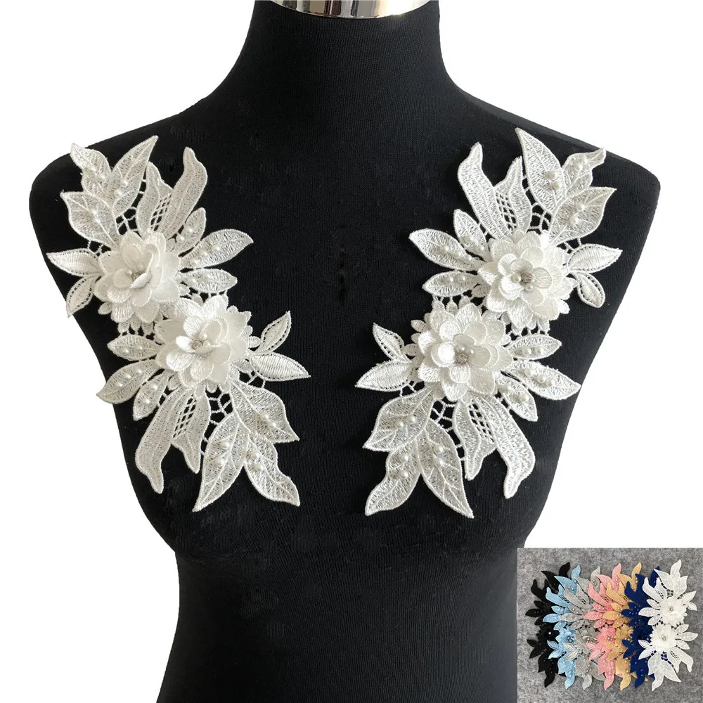 New embroidered 3D lace collar hollow-out DIY wedding dress/gown DIY clothing accessories fabric patch
New embroidered 3D lace collar hollow-out DIY wedding dress/gown DIY clothing accessories fabric patch
