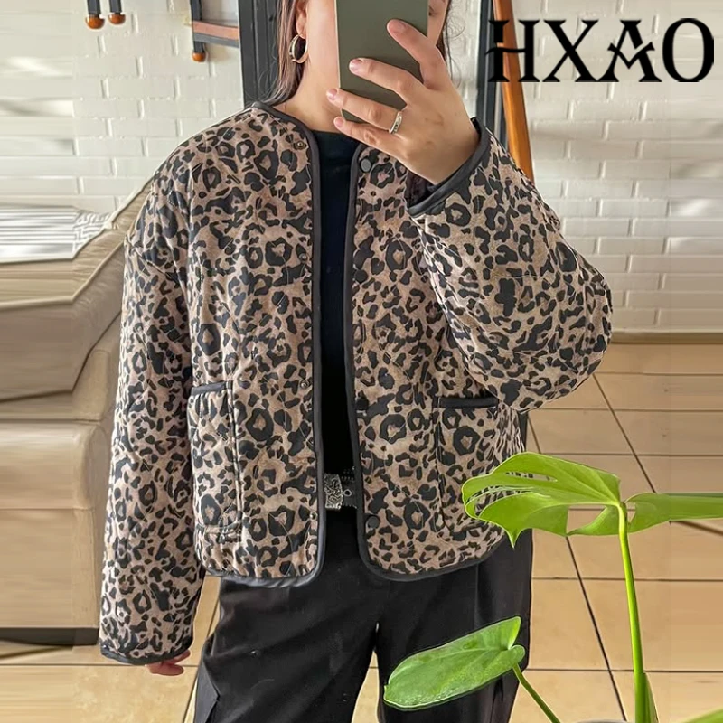 HXAO Winter Jackets Woman Leopard Women Coat Jackets Vintage Autumn Cropped Quilted Jacket Cardigan Long Sleeve Padded Jacket 
HXAO Winter Jackets Woman Leopard Women Coat Jackets Vintage Autumn Cropped Quilted Jacket Cardigan Long Sleeve Padded Jacket