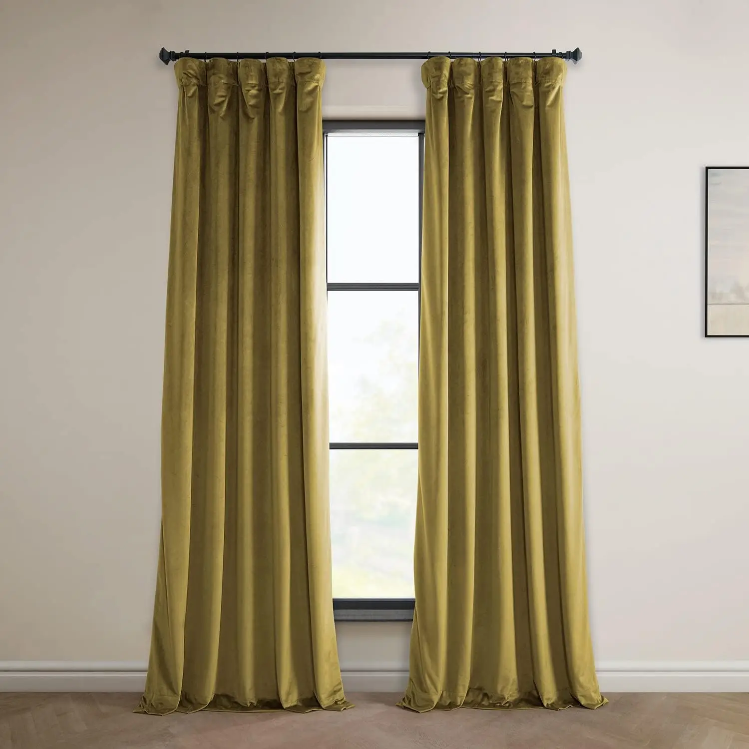 Plush Velvet Room Darkening Curtains 96" Long for Bedroom Living Room Peat Green 50x96 Inch Panel
Plush Velvet Room Darkening Curtains 96" Long for Bedroom Living Room Peat Green 50x96 Inch Panel