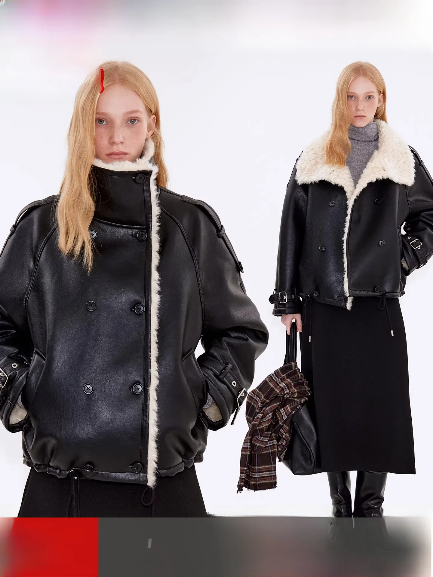 Женское длинное меховое пальто Fano с высоким воротником, двойной застежкой на пуговицах, вставками на плечах, свободного кроя, теплое, в стиле ретро, с кожаными вставками
Женское длинное меховое пальто Fano с высоким воротником, двойной застежкой на пуговицах, вставками на плечах, свободного кроя, теплое, в стиле ретро, с кожаными вставками