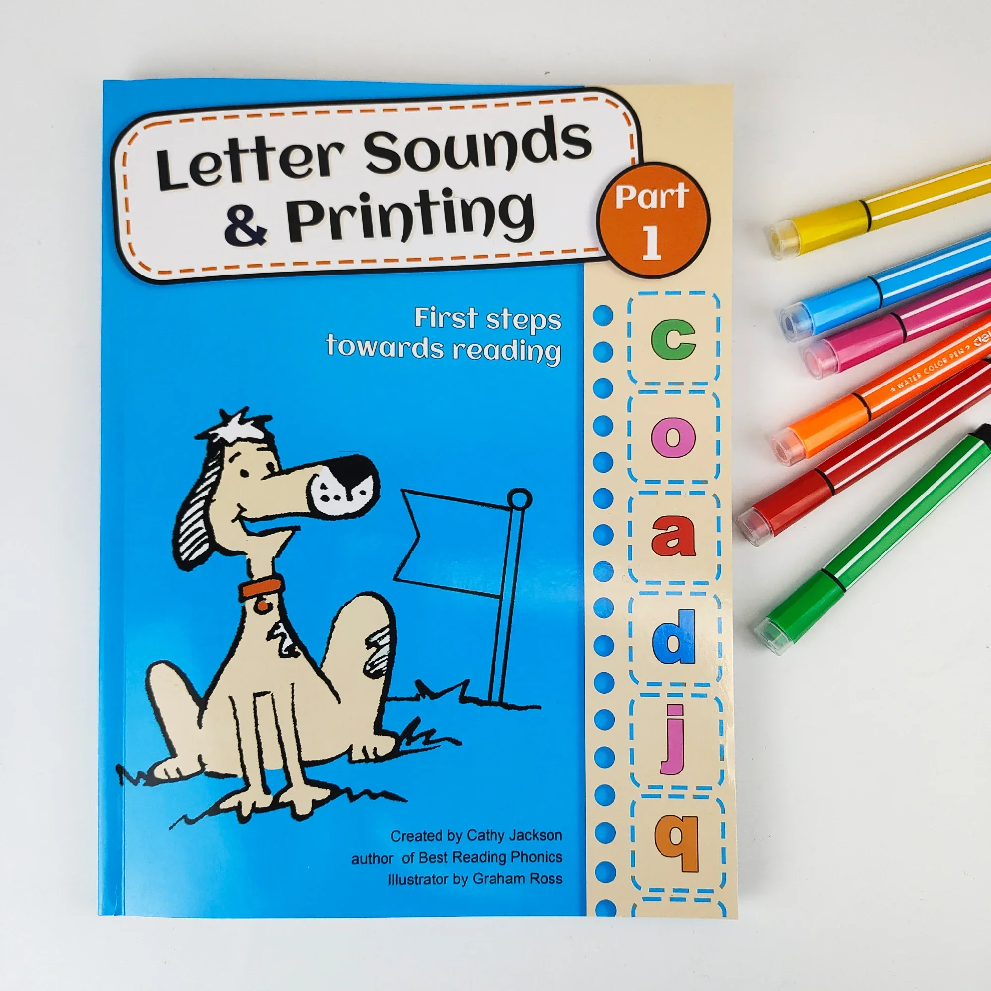 Интерактивная книга для изучения алфавита со следами и веселыми иллюстрациями для сборки раннего чтения навыков в дошкольных учреждениях.
Интерактивная книга для изучения алфавита со следами и веселыми иллюстрациями для сборки раннего чтения навыков в дошкольных учреждениях.