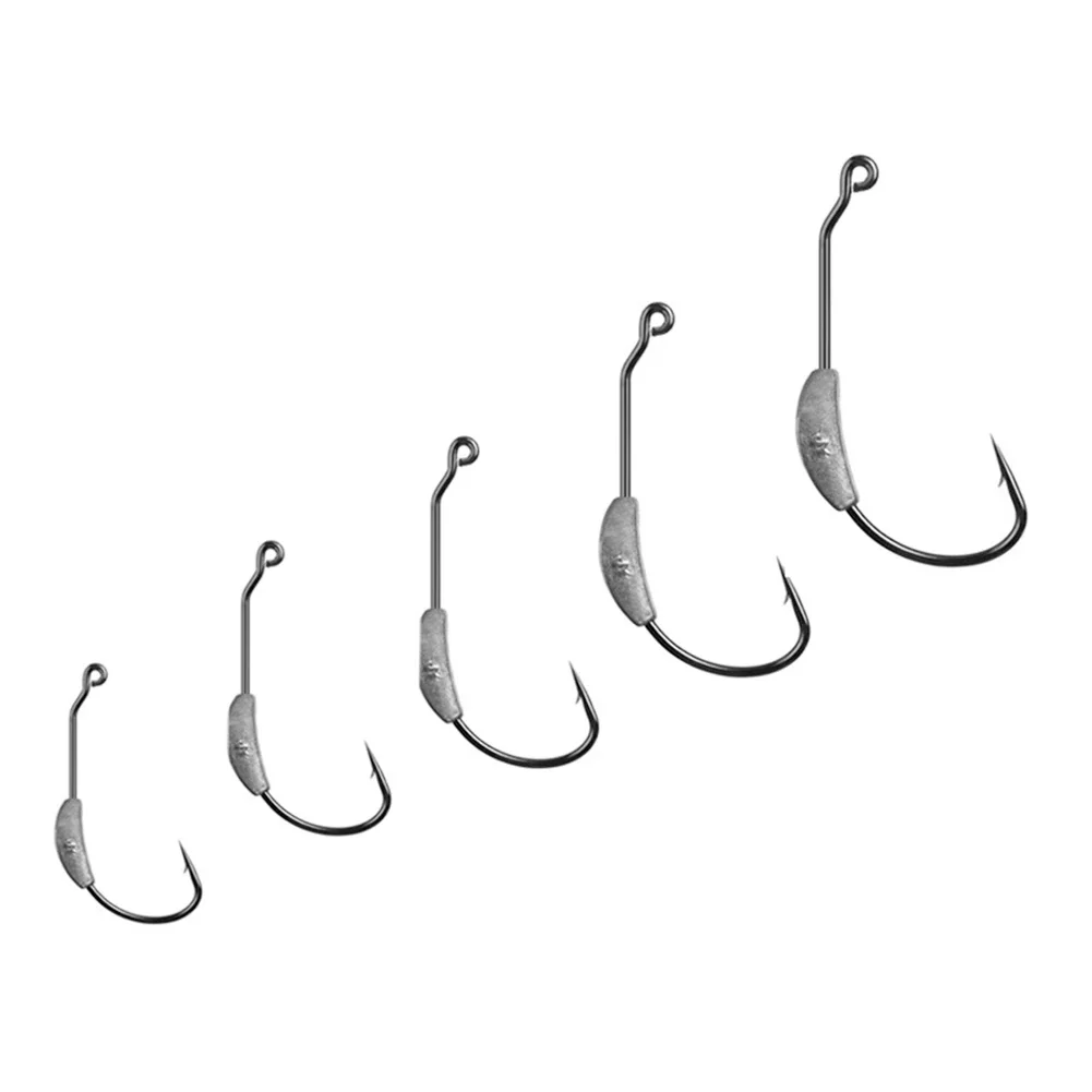 Fish Hook High Quality Material and Anti Line Slip Design 5pc Fishing Hooks Set 2g/25g/3g/525/7g Crank Head Offset
Fish Hook High Quality Material and Anti Line Slip Design 5pc Fishing Hooks Set 2g/25g/3g/525/7g Crank Head Offset