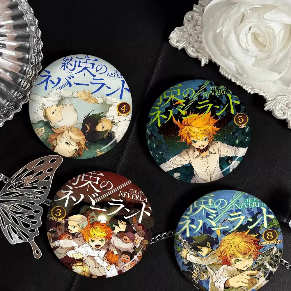Anime The P-Promised N-Neverland Anime Button Pin Handmade Brooch For Clothes Cartoon Badge Backpack Decoration Accessories
Anime The P-Promised N-Neverland Anime Button Pin Handmade Brooch For Clothes Cartoon Badge Backpack Decoration Accessories