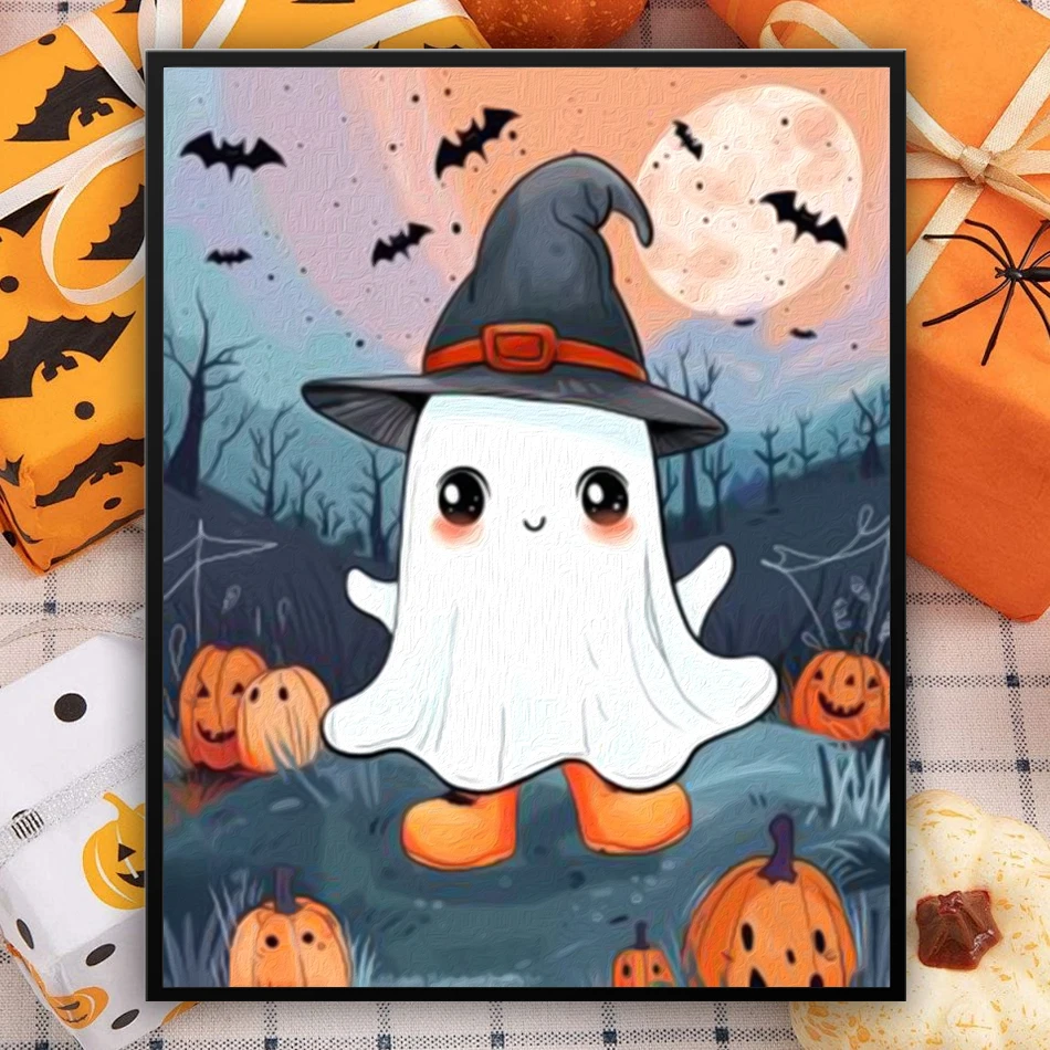 GATYZTORY Painting By Numbers Acrylic Oil Cute Ghost Cartoon Acrylic Paints Adult Coloring Color Markers Paint Kit For Handiwork
GATYZTORY Painting By Numbers Acrylic Oil Cute Ghost Cartoon Acrylic Paints Adult Coloring Color Markers Paint Kit For Handiwork