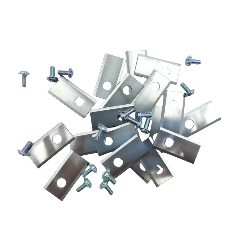 12/18PCS Square Stainless Steel Silver Single-Hole Lawn Mower Blade Suitable for WORX Lawn Mowers for Mowing Courtyard Lawns
12/18PCS Square Stainless Steel Silver Single-Hole Lawn Mower Blade Suitable for WORX Lawn Mowers for Mowing Courtyard Lawns