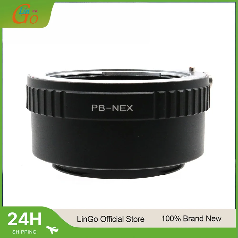 Lin Go PB-NEX Mount Adapter Ring For Praktica PB Lens to For Sony E Mount Camera Adapter For NEX A6000 A6300 A5000
Lin Go PB-NEX Mount Adapter Ring For Praktica PB Lens to For Sony E Mount Camera Adapter For NEX A6000 A6300 A5000