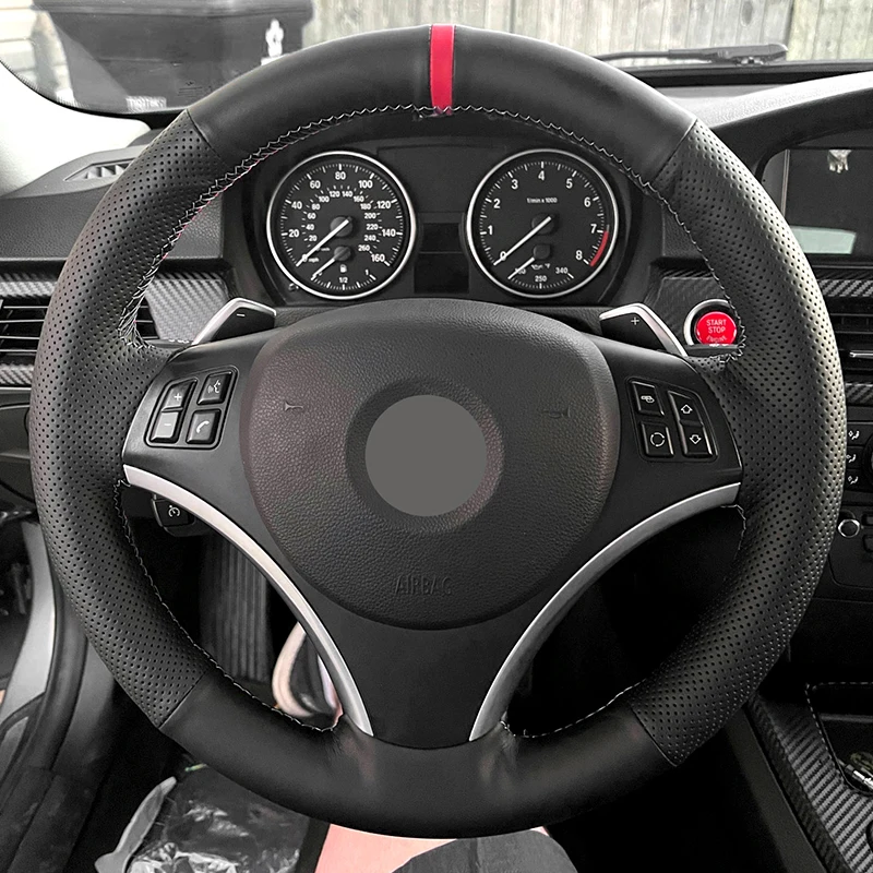Для BMW 1 3 серии E82 E87 120i 130i E90 320i 2008-2013 X1 E84 2011 салон автомобиля чехол на руль с перфорированной кожаной отделкой
Для BMW 1 3 серии E82 E87 120i 130i E90 320i 2008-2013 X1 E84 2011 салон автомобиля чехол на руль с перфорированной кожаной отделкой