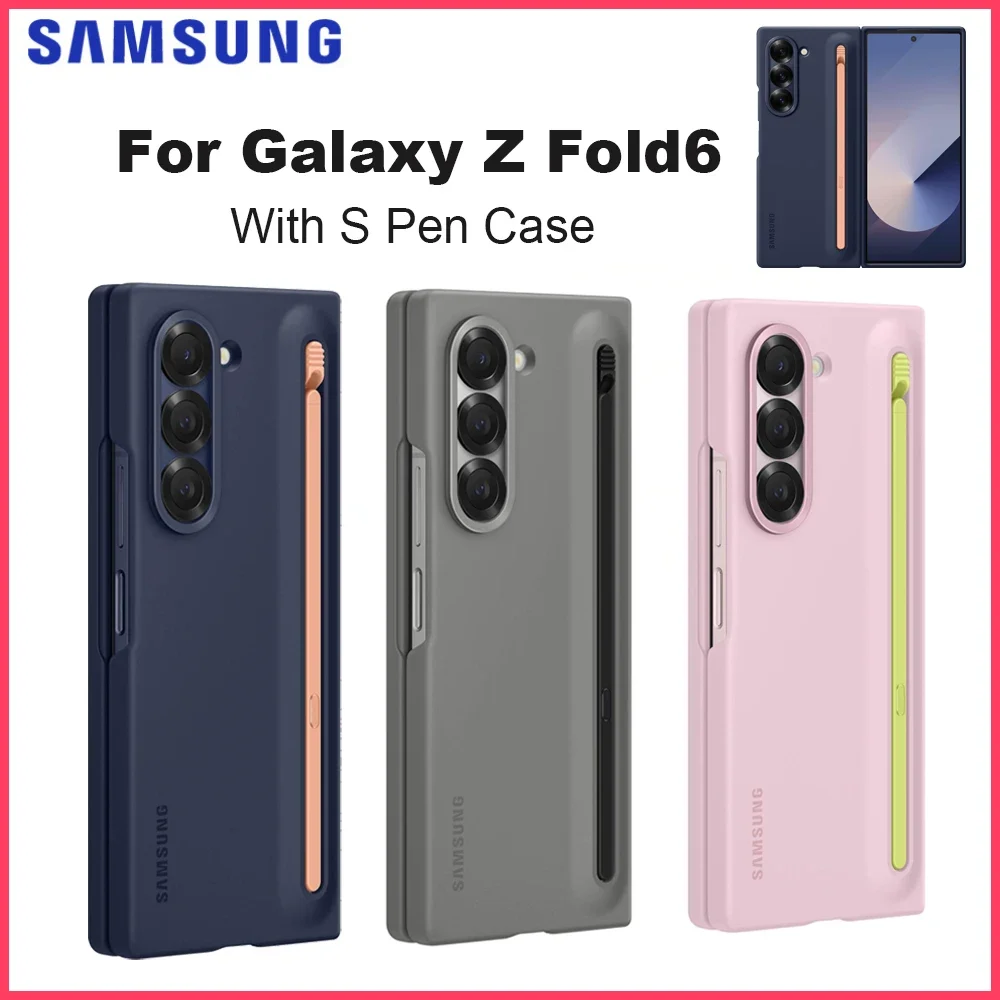 Original For SAMSUNG Galaxy Z Fold 6 S Pen Phone Case Z Fold6 Smartphone Cover with Built-in S Pen Protective Cover EF-OF95
Original For SAMSUNG Galaxy Z Fold 6 S Pen Phone Case Z Fold6 Smartphone Cover with Built-in S Pen Protective Cover EF-OF95