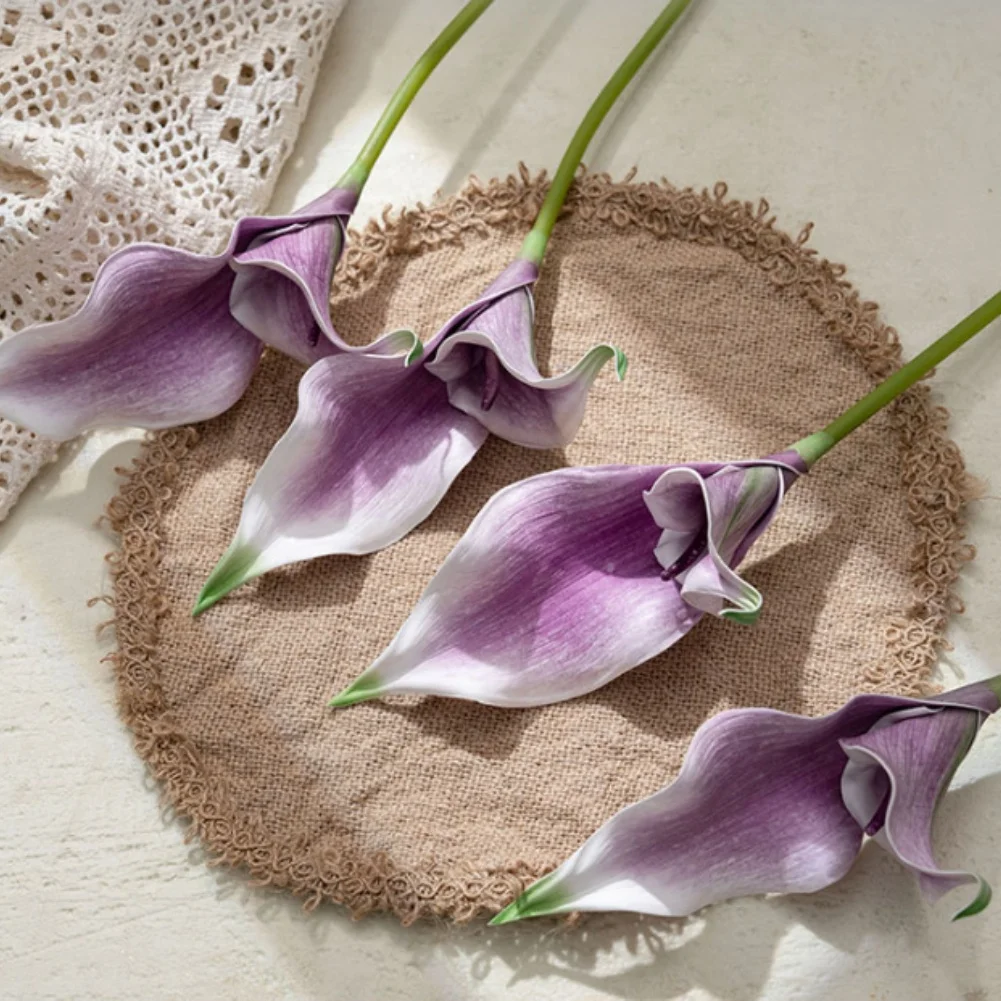 10pcs Artificial Flowers Centerpiece for Dining Table EVA Plastic 56cm Tall Stems Lifelike Calla Lily Realistic Texture
10pcs Artificial Flowers Centerpiece for Dining Table EVA Plastic 56cm Tall Stems Lifelike Calla Lily Realistic Texture