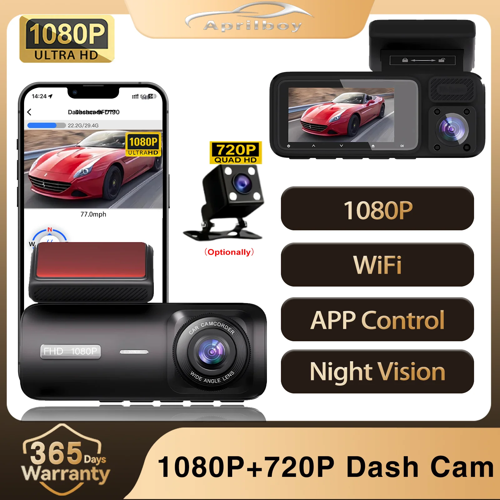 Видеорегистратор для автомобиля с Wi-Fi, 3 камерами, FHD 1920*1080P, 3-канальный (передняя, задняя, салонная), супер ночное видение, мини DVR, черный ящик
Видеорегистратор для автомобиля с Wi-Fi, 3 камерами, FHD 1920*1080P, 3-канальный (передняя, задняя, салонная), супер ночное видение, мини DVR, черный ящик