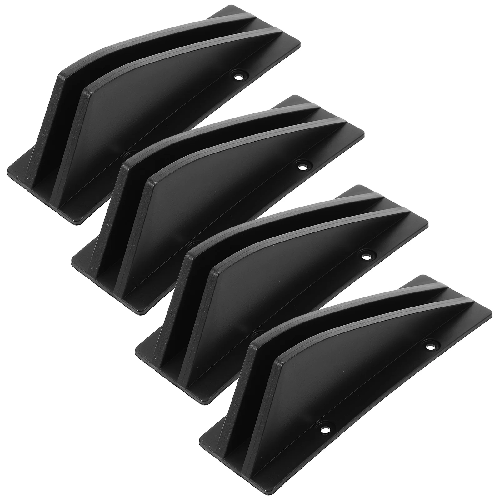 4pcs Rear Lower Bumper Diffuser Car Stylish Aerodynamic Design Wind Resistance Reduction Protection Pp Material Durable 
4pcs Rear Lower Bumper Diffuser Car Stylish Aerodynamic Design Wind Resistance Reduction Protection Pp Material Durable