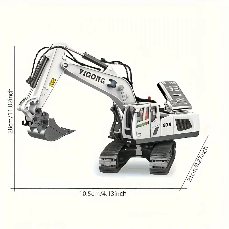 Alloy remote control excavator toy car electric engineering vehicle excavator toy remote control vehicle
Alloy remote control excavator toy car electric engineering vehicle excavator toy remote control vehicle
