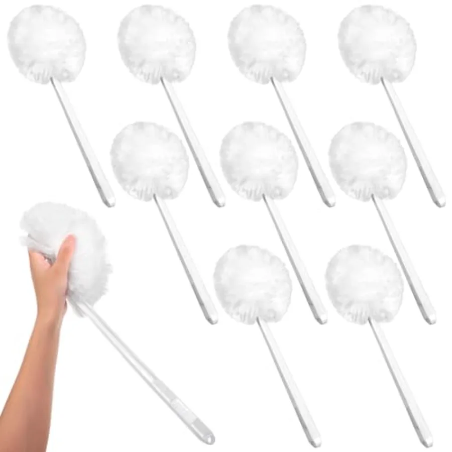 12 Pcs Toilet Bowl Brushes Soft Swab Polyester Head 15 Inch White Reusable Long Plastic Handled Toilet Brush Cleaners Scrubber
12 Pcs Toilet Bowl Brushes Soft Swab Polyester Head 15 Inch White Reusable Long Plastic Handled Toilet Brush Cleaners Scrubber