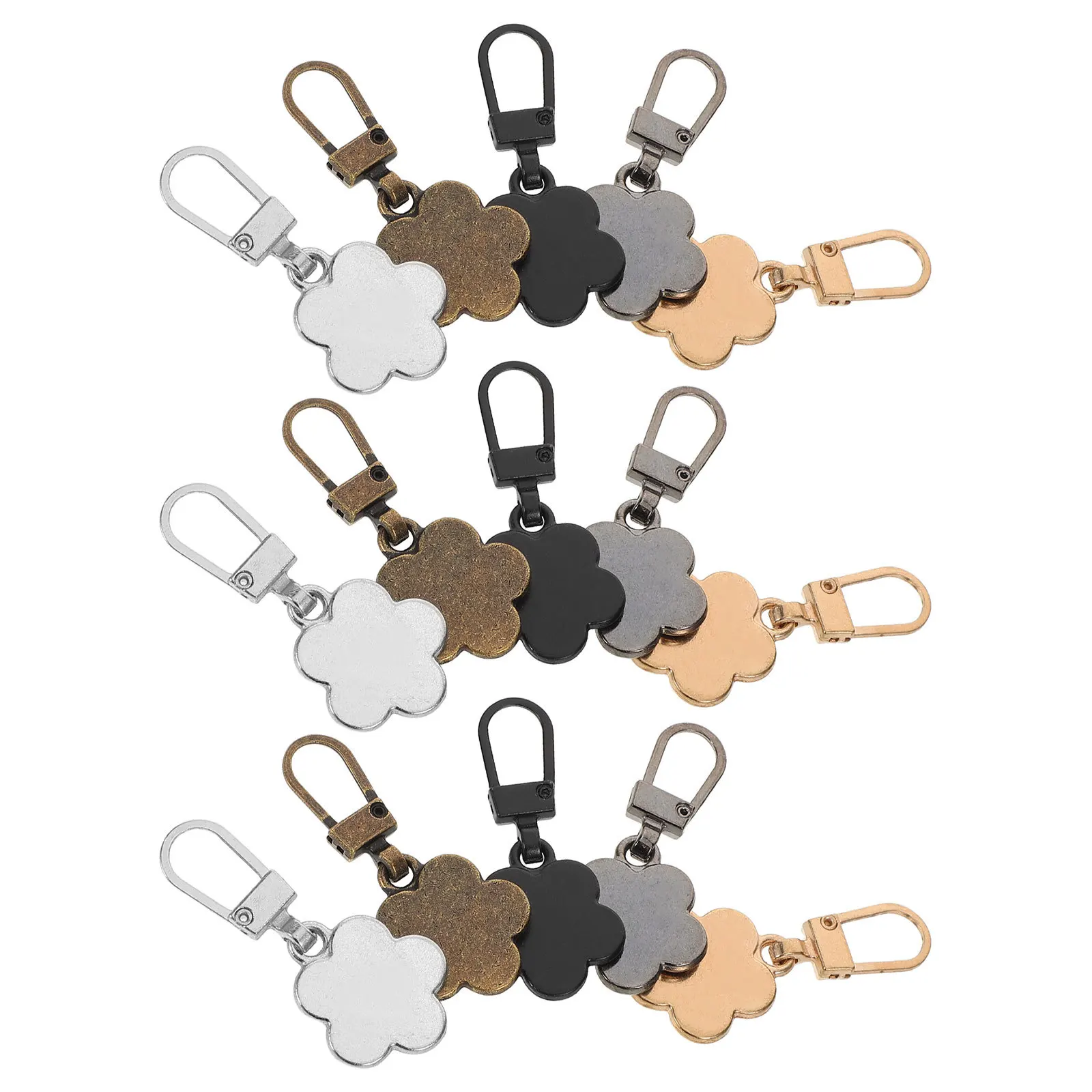 15Pcs Metal Zipper Pulls Replacement Universal Detachable for Bags Clothes Shoes Luggage Repair Accessories Zipper Puller Slider
15Pcs Metal Zipper Pulls Replacement Universal Detachable for Bags Clothes Shoes Luggage Repair Accessories Zipper Puller Slider