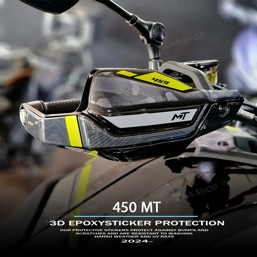 450MT Accessories Motorcycle Decal 3D Epoxy Resin Sticker Hand Guard Protection For CFMOTO 450 MT 2024 MT450 2025 2026
450MT Accessories Motorcycle Decal 3D Epoxy Resin Sticker Hand Guard Protection For CFMOTO 450 MT 2024 MT450 2025 2026