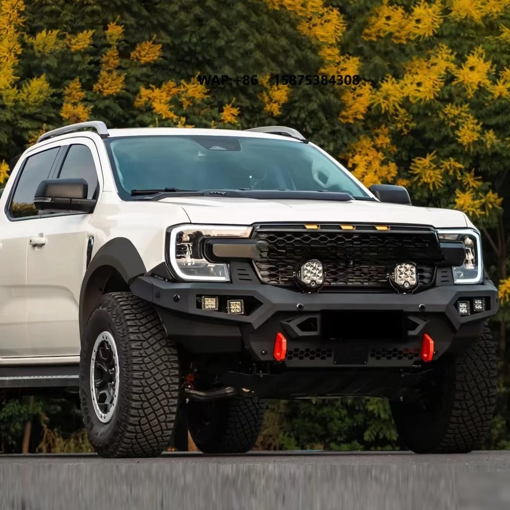 Competition Front Bumper for Ranger, Manganese Steel Off-Road Anti-Collision Bumper, Heavy Duty Protection
Competition Front Bumper for Ranger, Manganese Steel Off-Road Anti-Collision Bumper, Heavy Duty Protection