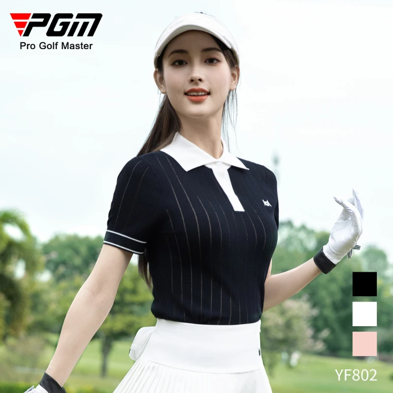 PGM Women Golf Spring Summer T-shirt Tennis Polo Sports Top Clothes YF802
PGM Women Golf Spring Summer T-shirt Tennis Polo Sports Top Clothes YF802