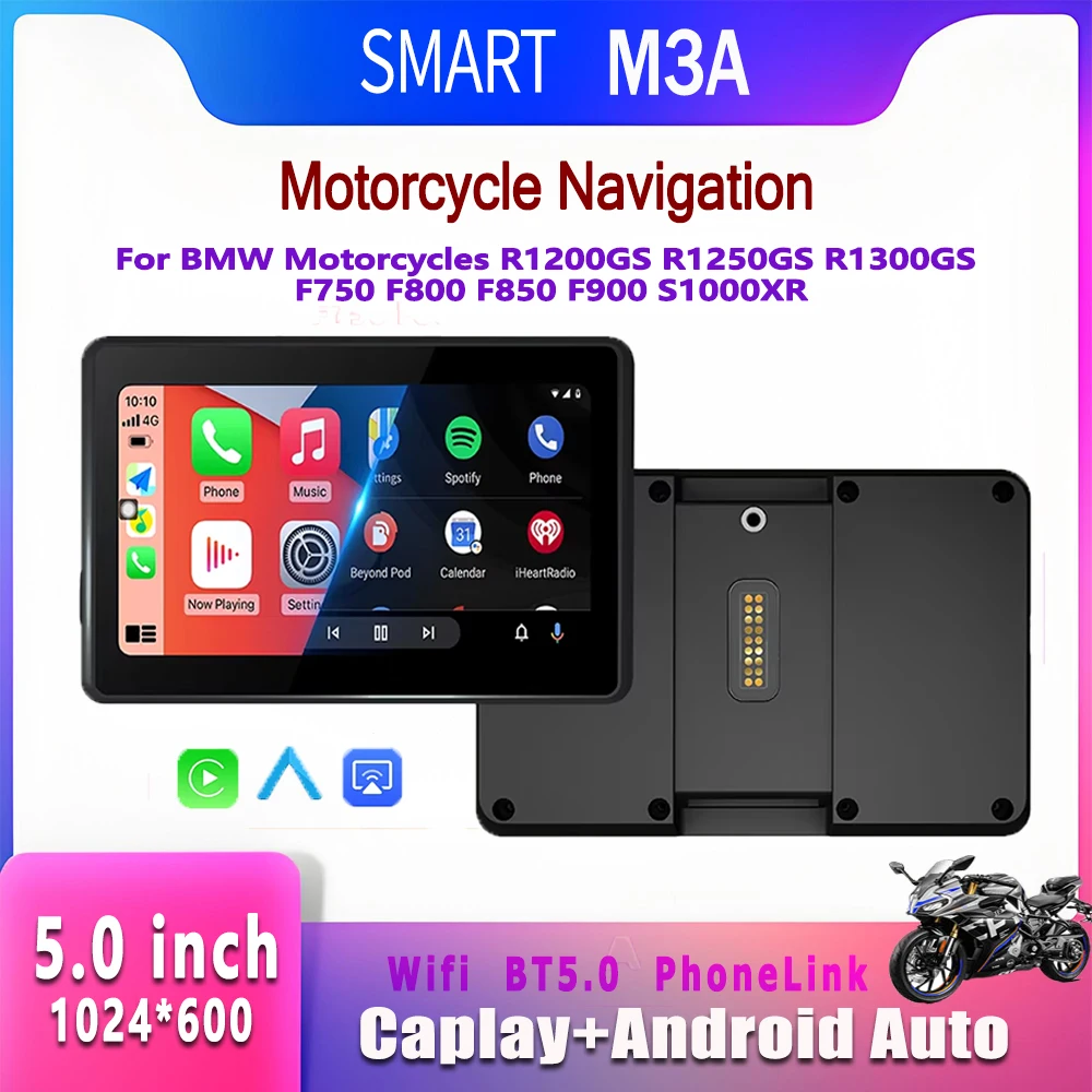 SMART 5 Inch Motorcycle Wireless CarPlay Android Auto for BMW R1200GS R1250GS ADV Digital Dashboard Motorcycle Navigation Screen
SMART 5 Inch Motorcycle Wireless CarPlay Android Auto for BMW R1200GS R1250GS ADV Digital Dashboard Motorcycle Navigation Screen