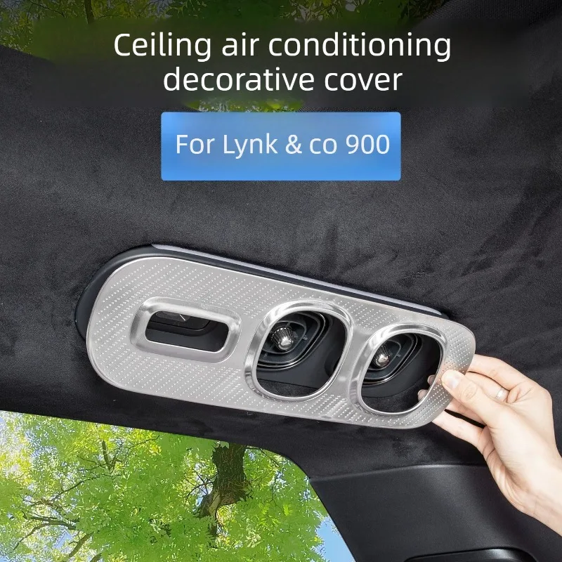 For Lynk & Co 900 Roof AC Decor Sticker, Reading Light & Speaker Cover Interior Trim
For Lynk & Co 900 Roof AC Decor Sticker, Reading Light & Speaker Cover Interior Trim
