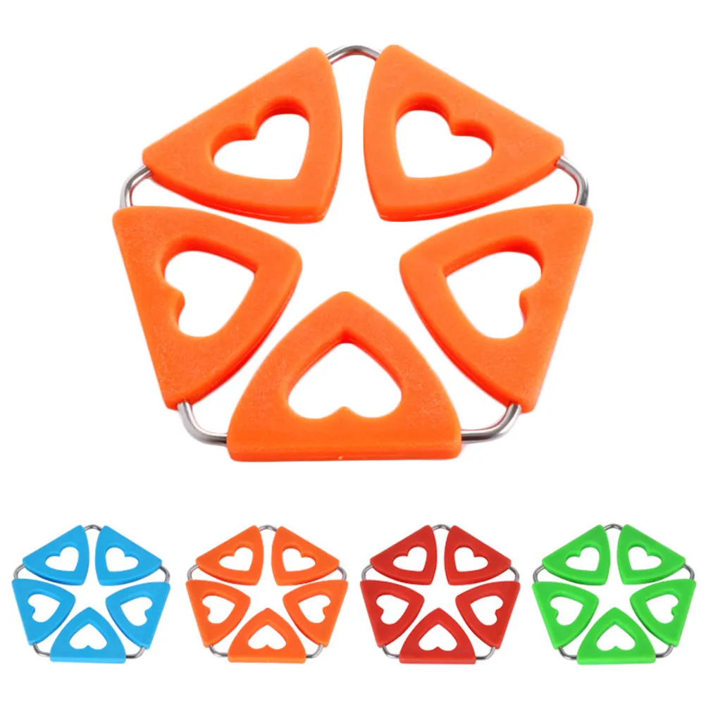 2Pcs Flexible Heart-Shaped Silicone Insulation Pads Food-Safe Non-Deformable Rounded Corner Pot Holder Table Mat Dish Coaster
2Pcs Flexible Heart-Shaped Silicone Insulation Pads Food-Safe Non-Deformable Rounded Corner Pot Holder Table Mat Dish Coaster