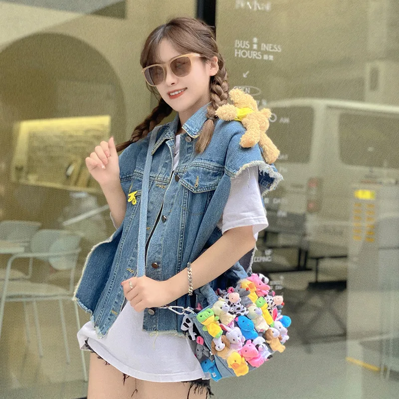 iPinee Wash Denim Cartoon Animal Women Messenger Bag High Quality Small Bags Fashion Lady Handbag
iPinee Wash Denim Cartoon Animal Women Messenger Bag High Quality Small Bags Fashion Lady Handbag